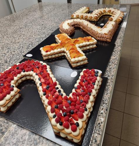 Number cakes géants