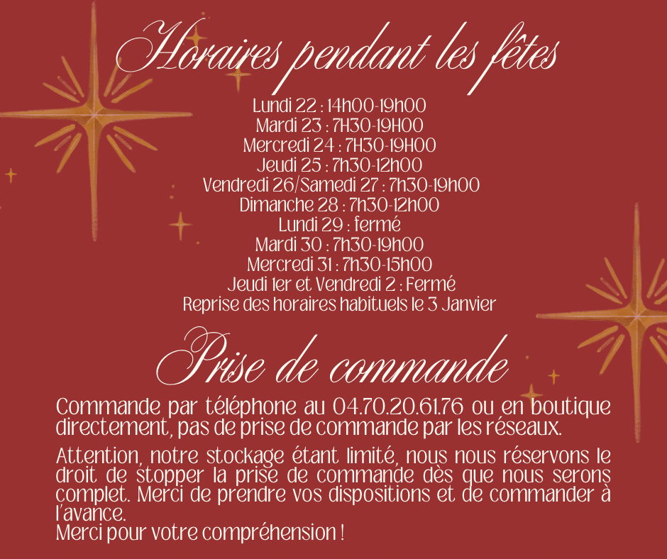 Carte des b&ucirc;ches 2025